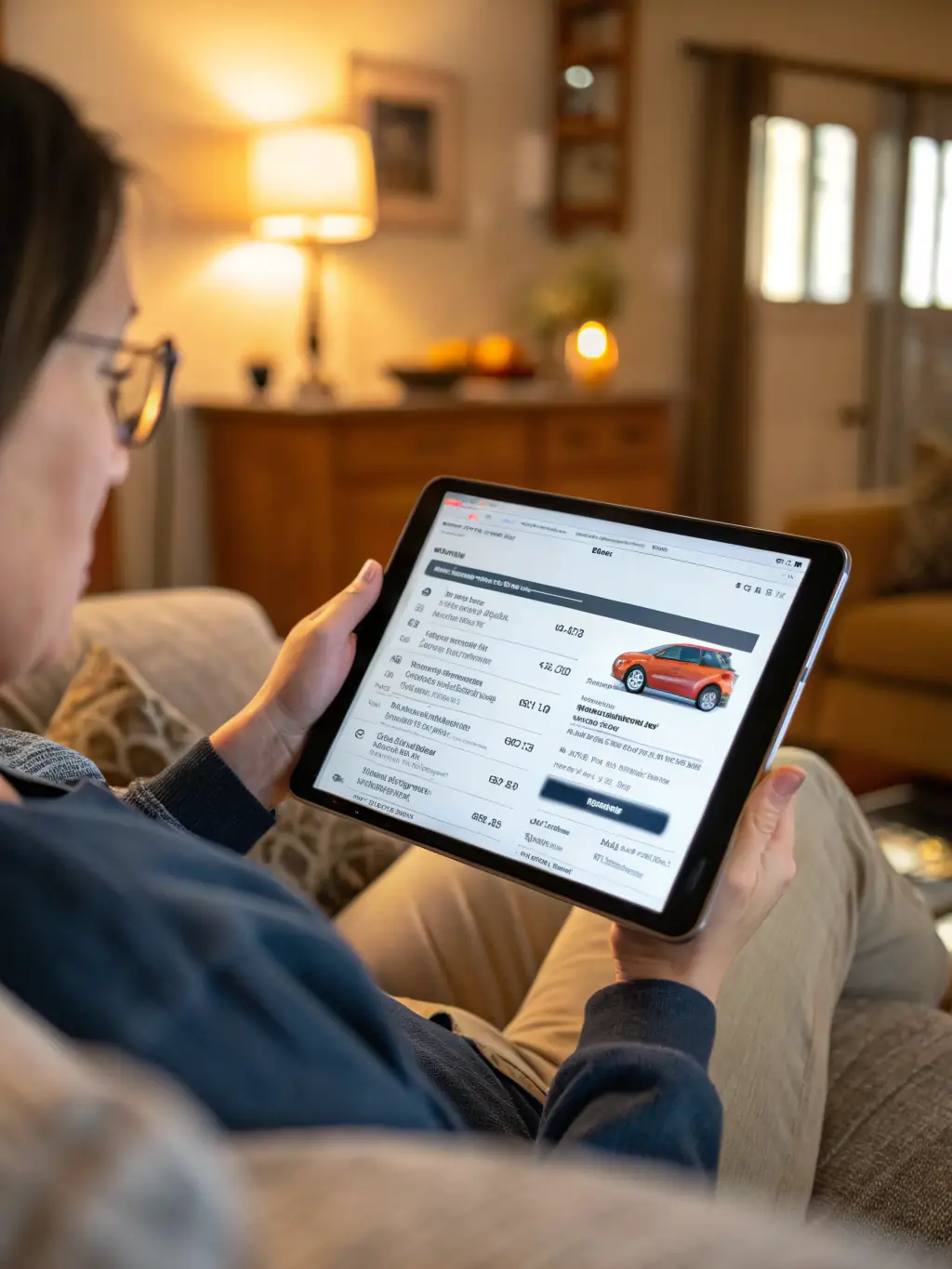 An individual receiving personalized consulting on optimizing their car collection.